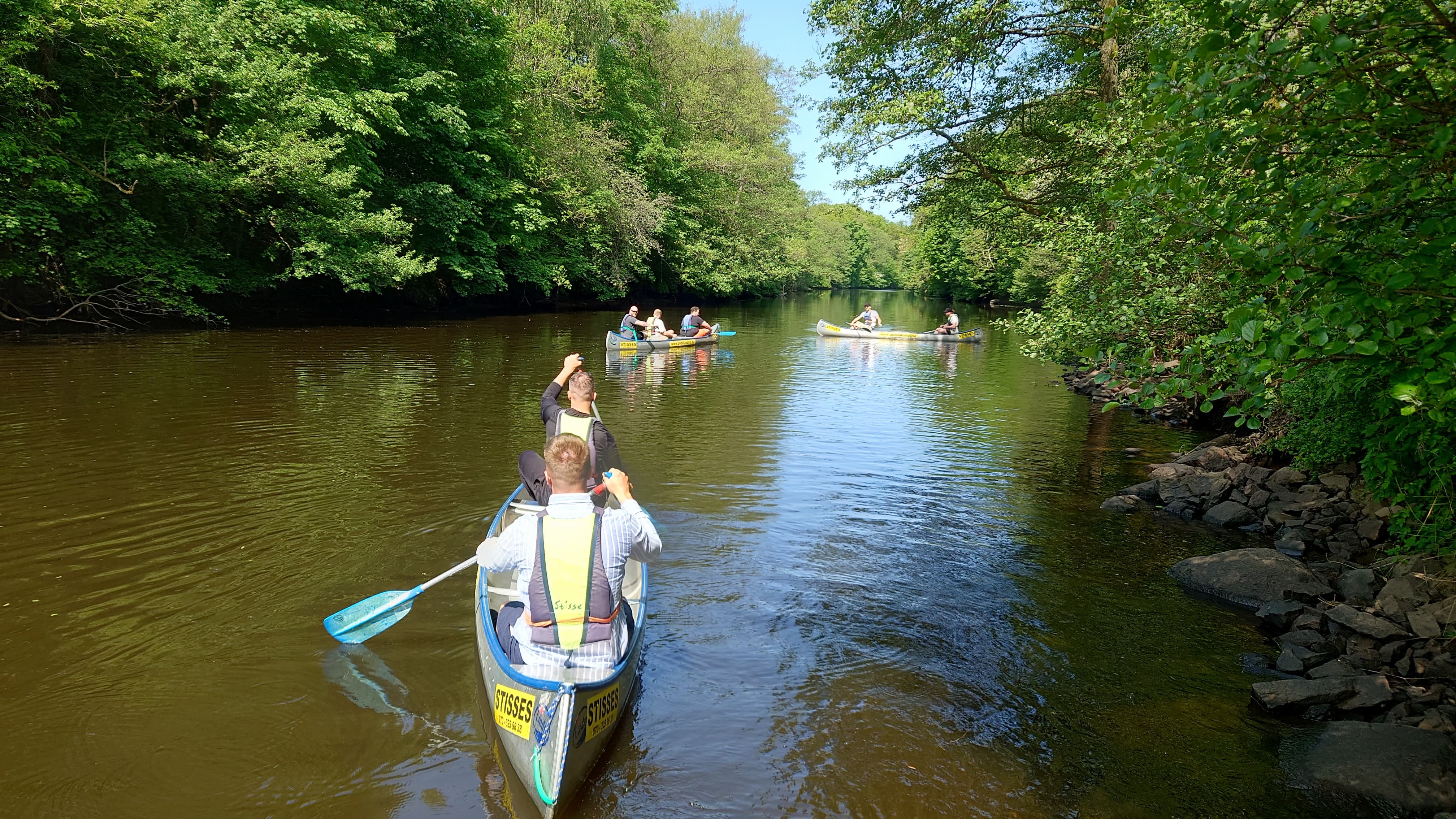 Utmanande paddling i vacker natur